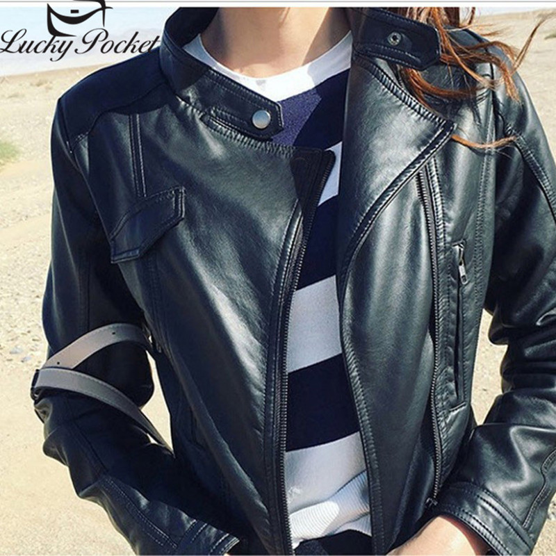 Women Spring Autumn Black Plus Size Lapel PU Leather Coat Ladies Fashion Rivet Zippers Short Jacket New Loose Outerwear ZY416
Women Spring Autumn Black Plus Size Lapel PU Leather Coat Ladies Fashion Rivet Zippers Short Jacket New Loose Outerwear ZY416