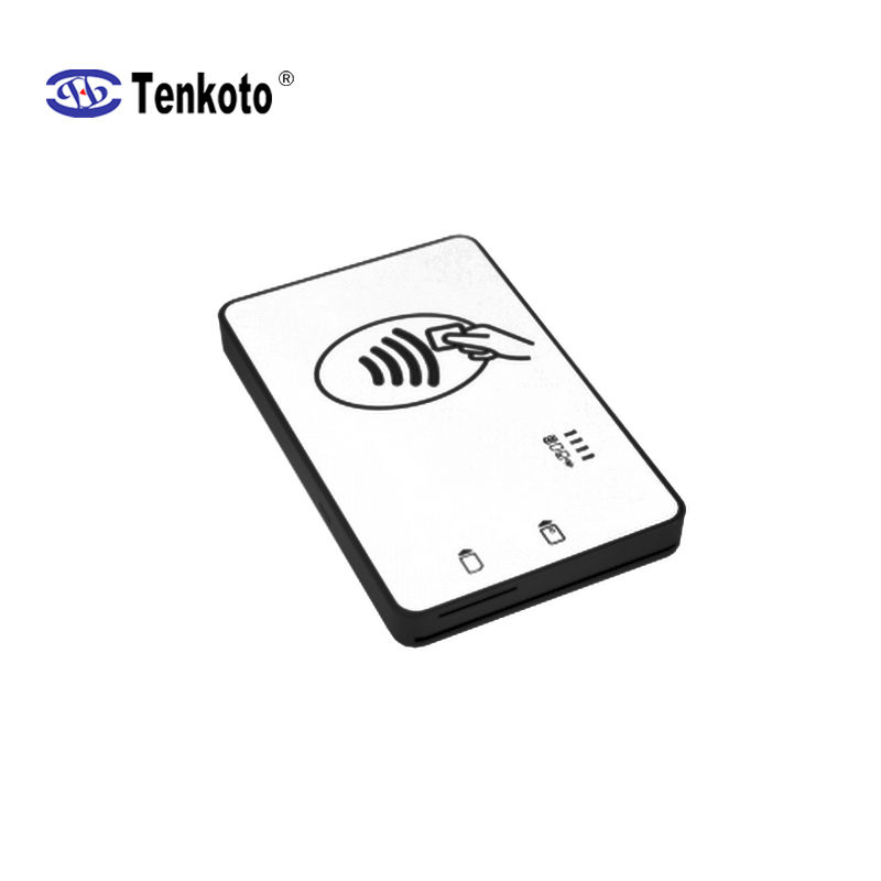 Dual Interface Bluetooth Smart Card Reader for ISO7816 Chip Wireless RFID NFC Card Bluetooth Reader Writer
Dual Interface Bluetooth Smart Card Reader for ISO7816 Chip Wireless RFID NFC Card Bluetooth Reader Writer