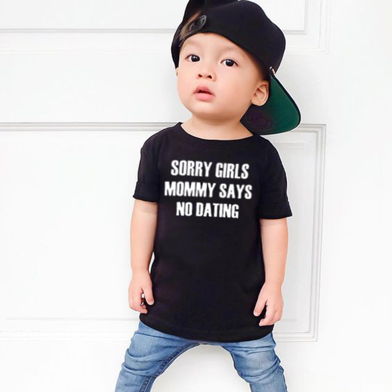 Children Funny T Shirt Sorry Girls Mommy Says No Dating Print Kids Boys T-shirt Toddler Boy Short Sleeve Fashion Casual Tees Top, 52q2-kstbu
Children Funny T Shirt Sorry Girls Mommy Says No Dating Print Kids Boys T-shirt Toddler Boy Short Sleeve Fashion Casual Tees Top, 52q2-kstbu