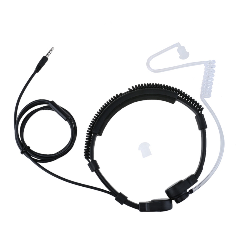 3.5mm plug Tactical-Throat Microphone earphone Covert Adjustable Covert Air Tube Headset with Throat Mic for smartphones
3.5mm plug Tactical-Throat Microphone earphone Covert Adjustable Covert Air Tube Headset with Throat Mic for smartphones