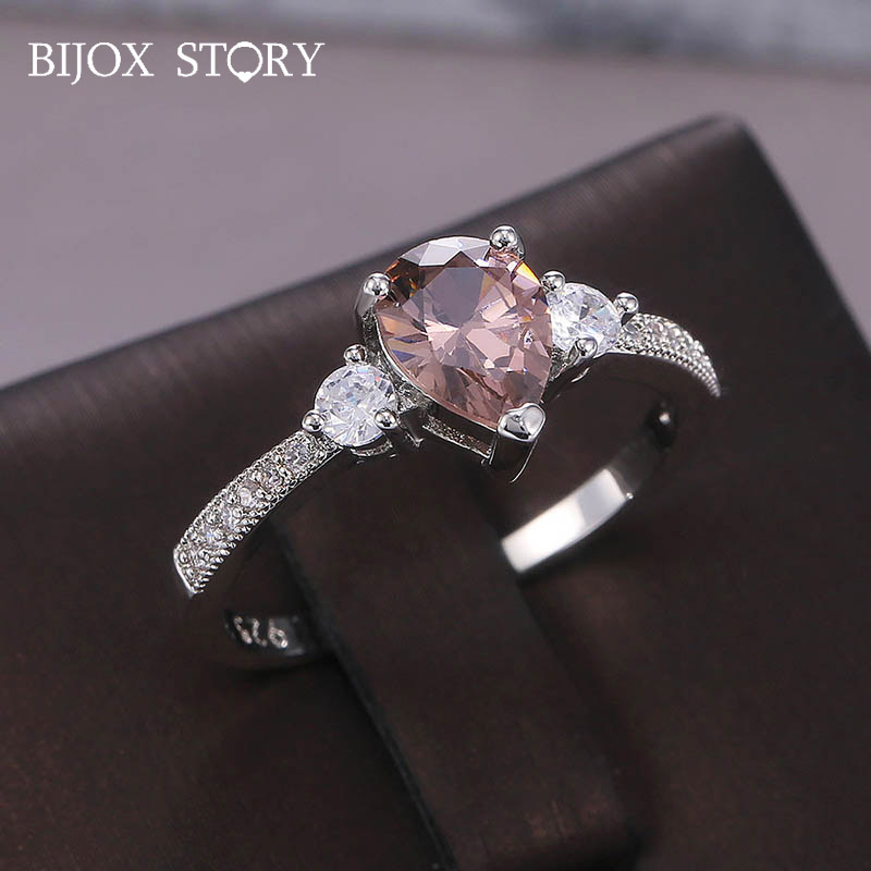 BIJOX STORY fashion ring for women 925 sterling silver jewelry with water drop shape topaz gemstone wedding engagement gift ring
BIJOX STORY fashion ring for women 925 sterling silver jewelry with water drop shape topaz gemstone wedding engagement gift ring