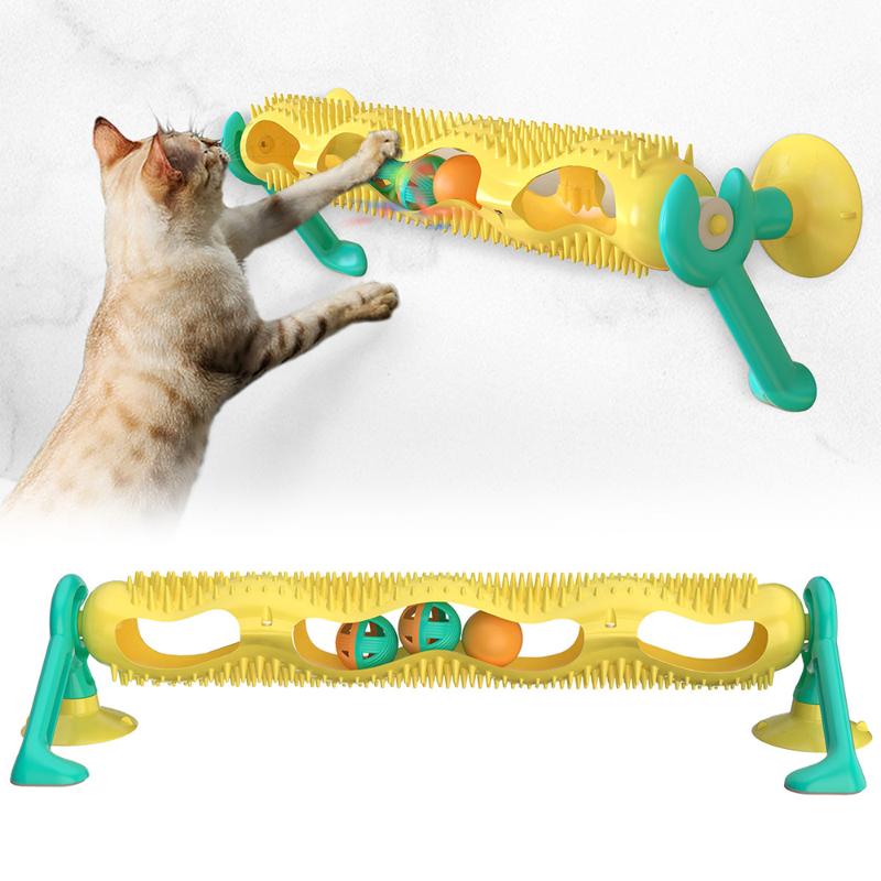Puzzle Cats Toys Track Window Sucker Toy Ball Funny Cat Scratcher Pets Interactive Tease Cat Toy Interactive Pet Pingpong
Puzzle Cats Toys Track Window Sucker Toy Ball Funny Cat Scratcher Pets Interactive Tease Cat Toy Interactive Pet Pingpong