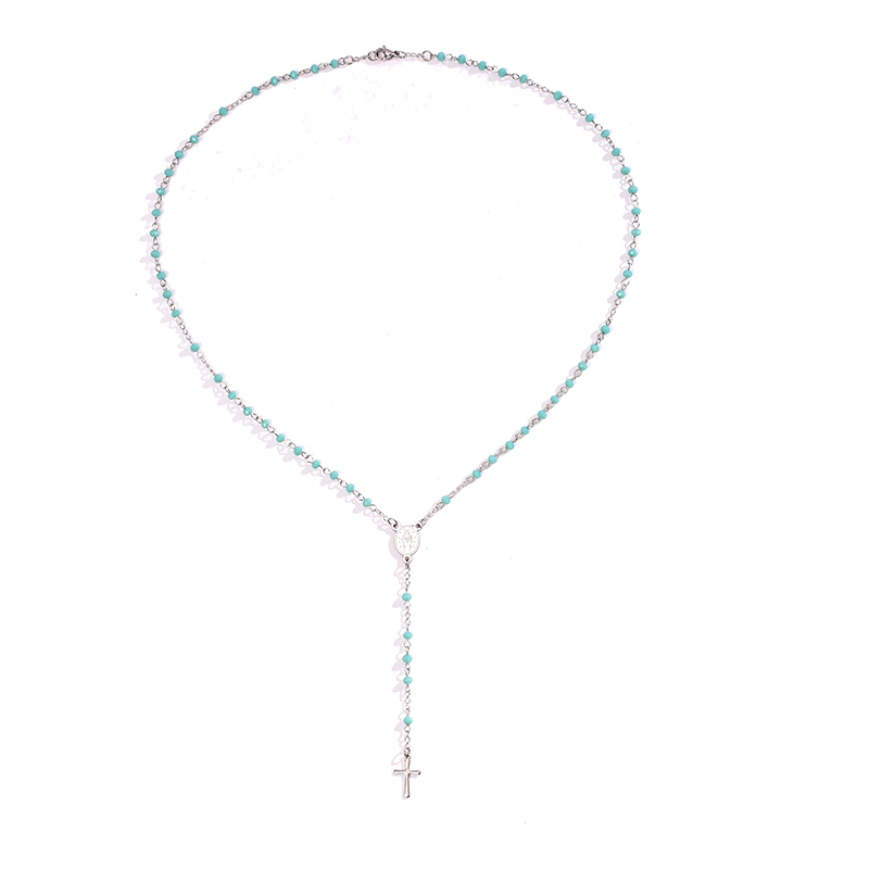 JUNWEI New Fashion Cross Stainless Steel Jewelry Long Necklace Necklace Women Crystal Religious
JUNWEI New Fashion Cross Stainless Steel Jewelry Long Necklace Necklace Women Crystal Religious