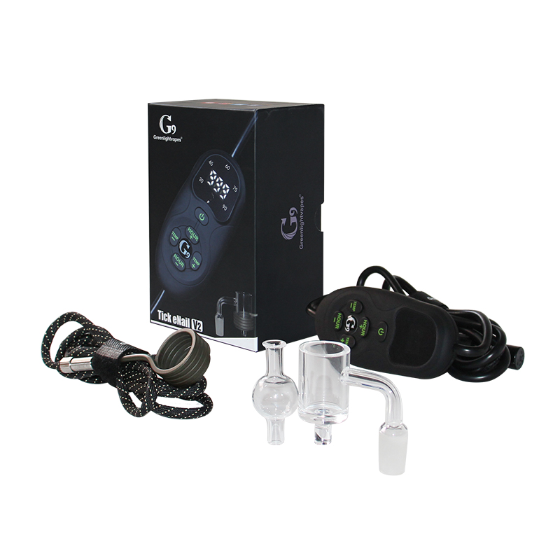Greenlightvapes Tick Enail V2 Temp Control e-nail bag Coil Heater Dabber Tool For Wax Vaporizer Dry Herbal Vape Kit
Greenlightvapes Tick Enail V2 Temp Control e-nail bag Coil Heater Dabber Tool For Wax Vaporizer Dry Herbal Vape Kit