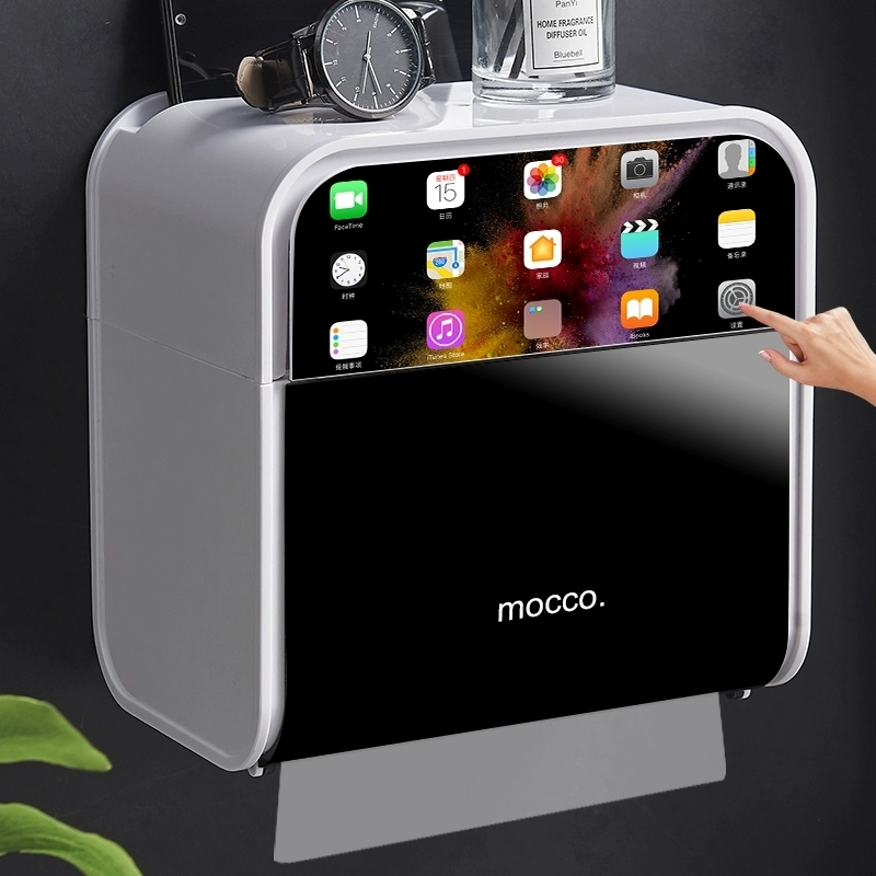GURET Punch Free Toilet Paper Holder Waterproof Tissue Box Wall Mounted Bathroom Roll Tray Storage Box Home Bathroom Accessories
GURET Punch Free Toilet Paper Holder Waterproof Tissue Box Wall Mounted Bathroom Roll Tray Storage Box Home Bathroom Accessories
