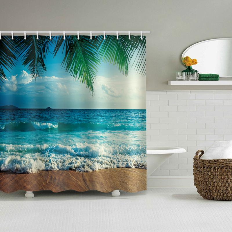 Hanging 3D Printed Anti Splash Decoration Shower Curtain Bathroom Waterproof Polyester Home Toilet Beach Wave Soft Washable
Hanging 3D Printed Anti Splash Decoration Shower Curtain Bathroom Waterproof Polyester Home Toilet Beach Wave Soft Washable