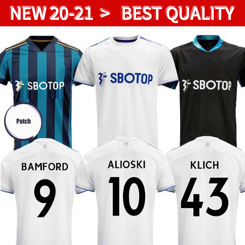 Men + Kids 20 21 LD home soccer jersey United T Roberts 2020 2021 Harrison COSTA Alioski Klich Hernandez BAMFORD CLARKE football jerseys