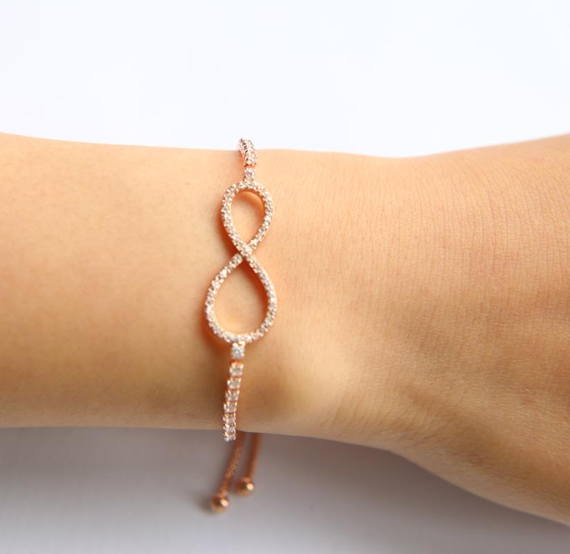 2020 High quality fine + cubic zirconia rose gold color Top Quality Clear cz infinity friend ball Rose Gold Color Bracelet
2020 High quality fine + cubic zirconia rose gold color Top Quality Clear cz infinity friend ball Rose Gold Color Bracelet