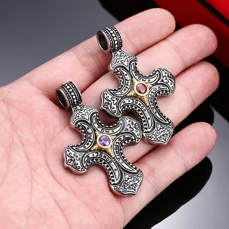 Unique Cool Cross with stone Necklace Pendant For Man And Woman Stainless Steel Fashion pretty Jewelry
Unique Cool Cross with stone Necklace Pendant For Man And Woman Stainless Steel Fashion pretty Jewelry