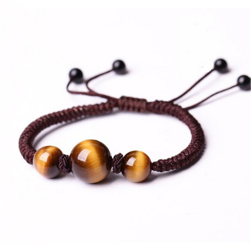 Genuine Natural South African Tiger Eye Stone Bracelet for Men Hand-woven Rope Chain Transfer Luck Beads Jewelry Wholesale
Genuine Natural South African Tiger Eye Stone Bracelet for Men Hand-woven Rope Chain Transfer Luck Beads Jewelry Wholesale