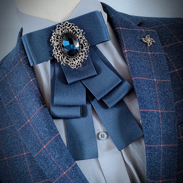 Handmade Bow Tie Men's Wedding Banquet Cocktail Party Host Shirt Accessories Gifts High-grade Rhinestones Business Male Jewelry
Handmade Bow Tie Men's Wedding Banquet Cocktail Party Host Shirt Accessories Gifts High-grade Rhinestones Business Male Jewelry