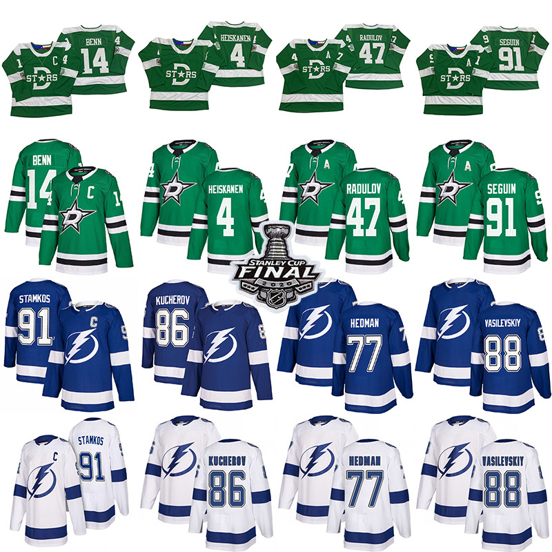 Dallas Stars 91 Seguin 14 Benn 47 Radulov 4 Heiskanen Tampa Bay Lightning 91 Stamkos 86 Kucherov 77 Hedman 88 Vasilevskiy Hockey Jerseys, Wine red
Dallas Stars 91 Seguin 14 Benn 47 Radulov 4 Heiskanen Tampa Bay Lightning 91 Stamkos 86 Kucherov 77 Hedman 88 Vasilevskiy Hockey Jerseys, Wine red