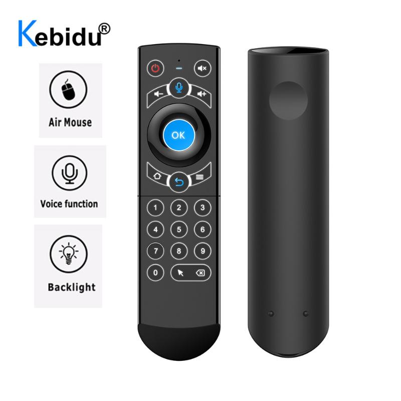 

G21 PRO Backlit Gyro Wireless Air Mouse 2.4G Smart Voice Remote Control IR Learning for X96 Mini H96 MAX Android TV Box vs G20S