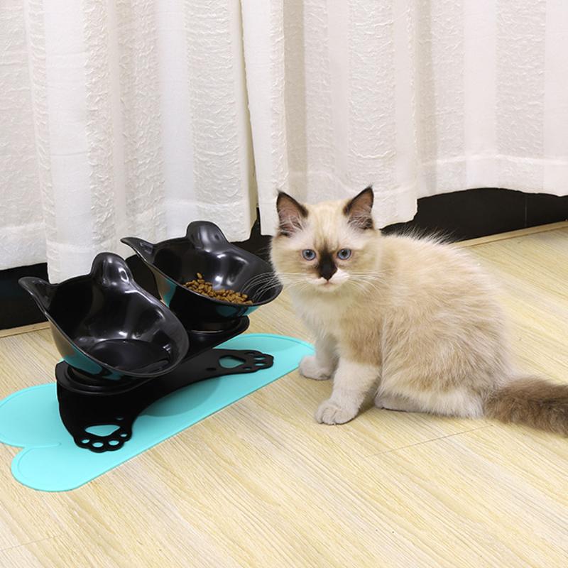 Single and Double Bowl Cat Dog Water Feeder Neck Protection Removable Cute Cat Face Shape Pet Bowl with Stand
Single and Double Bowl Cat Dog Water Feeder Neck Protection Removable Cute Cat Face Shape Pet Bowl with Stand