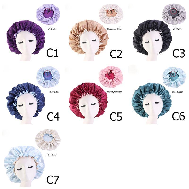 Large Silk Sleeping Cap Satin Bonnet For Beautiful Hair Double Size Wear Extra Large Round Cap Hair Protection 7 Colors, Mixed color
Large Silk Sleeping Cap Satin Bonnet For Beautiful Hair Double Size Wear Extra Large Round Cap Hair Protection 7 Colors, Mixed color