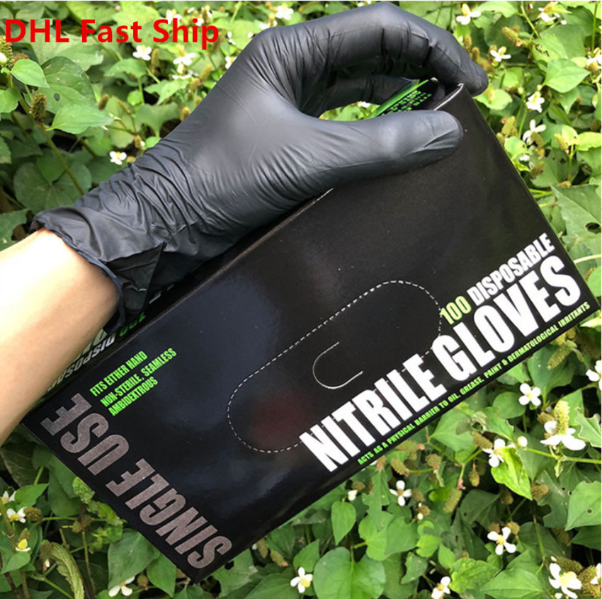 Garden Household Cleaning Food Grade Durable Kitchen 100pcs Disposable Nitrile Rubber Protective Gloves DHL Fast Ship
Garden Household Cleaning Food Grade Durable Kitchen 100pcs Disposable Nitrile Rubber Protective Gloves DHL Fast Ship