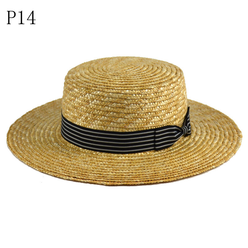 Wide Brim Hats Women Straw Hat Fashion Chapeau Paille Summer Lady Sun Boater Wheat Panama Beach Chapeu Feminino Caps