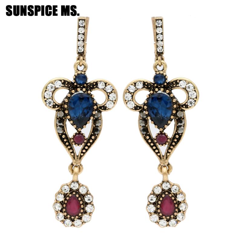 Elegent Turkish Women Long Hook Dangle Earrings Antique Gold Resin Flower Drop Earring Jewelry Bohemia Wedding Bojoux
Elegent Turkish Women Long Hook Dangle Earrings Antique Gold Resin Flower Drop Earring Jewelry Bohemia Wedding Bojoux