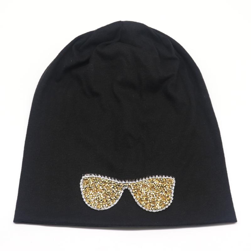 Beanie/Skull Caps Women Sunglasses Slouchy Beanies Hats Autumn Solid Color Soft Cotton Ladies Skullies&Beanies With Sunglass Applique, Black black
Beanie/Skull Caps Women Sunglasses Slouchy Beanies Hats Autumn Solid Color Soft Cotton Ladies Skullies&Beanies With Sunglass Applique, Black black