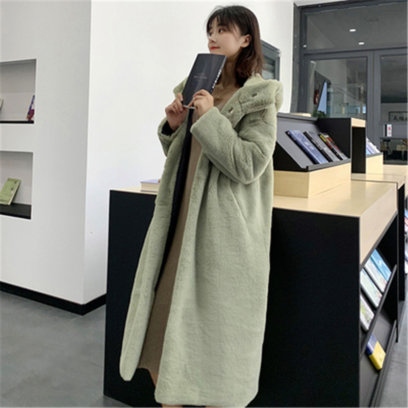 2020 Fashion Winter Fur Jacket Women Plush Fur Warm Jacket Female Imitation Mink Thick Long Hooded Large size Coats N106, Beige 
2020 Fashion Winter Fur Jacket Women Plush Fur Warm Jacket Female Imitation Mink Thick Long Hooded Large size Coats N106, Beige