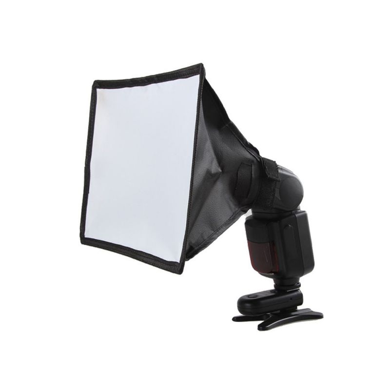 

PVC Camera Softbox Flash Diffuser Softbox Reflector Camera Photo Soft Light Box For For