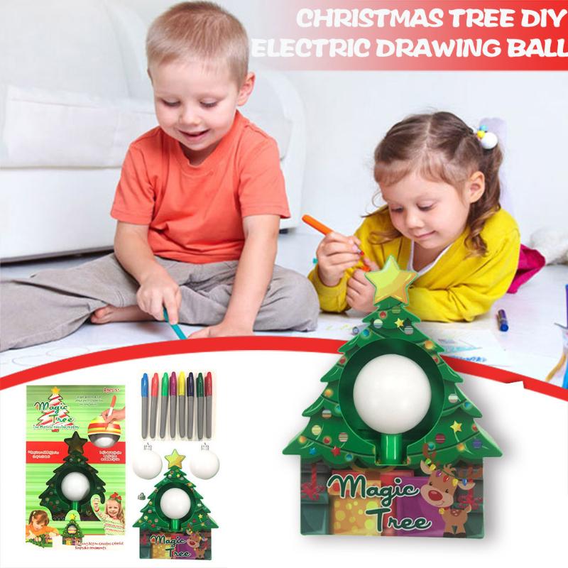 Electric Drawing Ball Christmas Tree DIY Toy Gift Painting Game for Children 3ML
Electric Drawing Ball Christmas Tree DIY Toy Gift Painting Game for Children 3ML