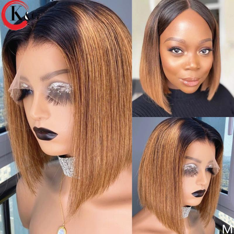KUNGANG Omber Bob 4*4 Lace Closure Wigs 130% Density Lace Front Human Hair Wigs Middle Ratio wig Non-Remy Hair, 4x4 closure wig
KUNGANG Omber Bob 4*4 Lace Closure Wigs 130% Density Lace Front Human Hair Wigs Middle Ratio wig Non-Remy Hair, 4x4 closure wig
