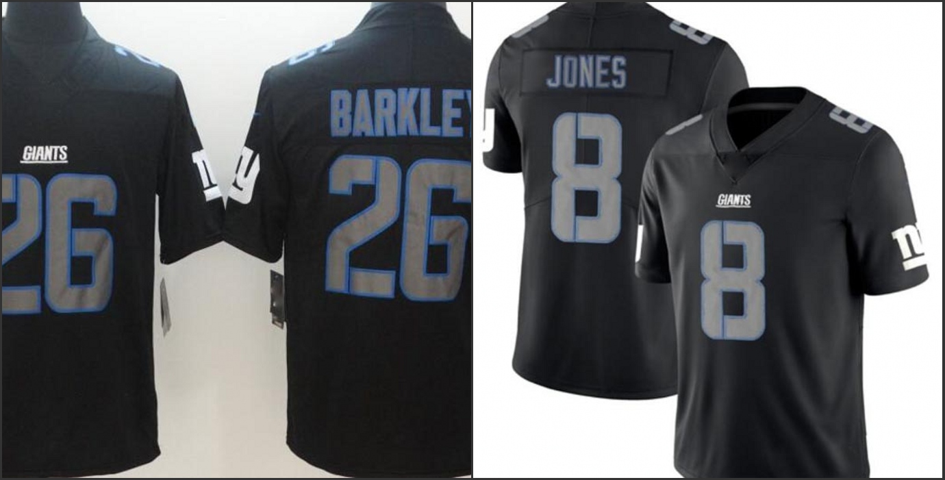 Jersey New York''Giants''Men #26 Saquon Barkley 8 Daniel Jones''NFL''Women Youth Rush Impact Limited Jersey
Jersey New York''Giants''Men #26 Saquon Barkley 8 Daniel Jones''NFL''Women Youth Rush Impact Limited Jersey