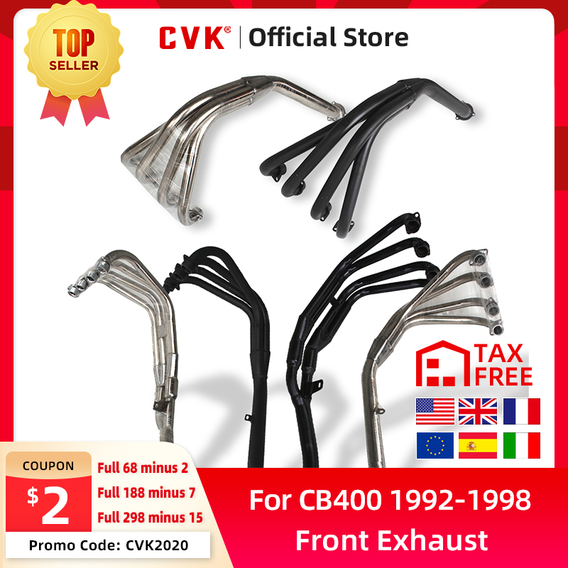 CVK Stainless Steel Motorcycles Front Exhaust Pipe Manifold Header Exhaust Tube For CB400 1992-1998 CB 400 VTEC 1999-2008
CVK Stainless Steel Motorcycles Front Exhaust Pipe Manifold Header Exhaust Tube For CB400 1992-1998 CB 400 VTEC 1999-2008