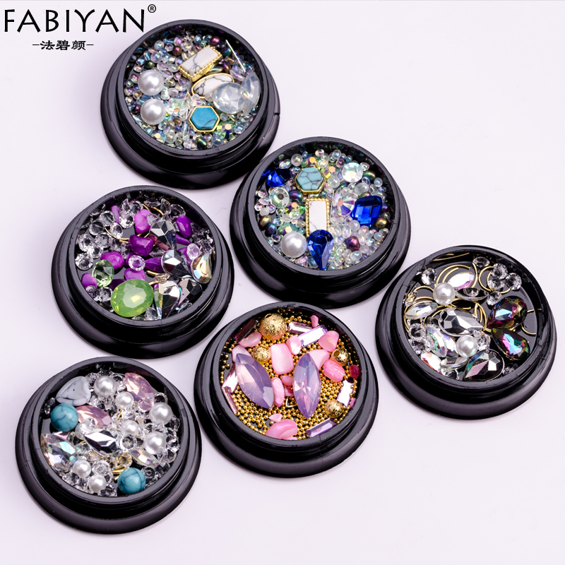 1 Pot Nail Art Glitter Caviar Rhinestone Crystal Jewelry Gem Metal Stone Pearl Acrylic Gel Tips Decoration Accessories Manicure
1 Pot Nail Art Glitter Caviar Rhinestone Crystal Jewelry Gem Metal Stone Pearl Acrylic Gel Tips Decoration Accessories Manicure