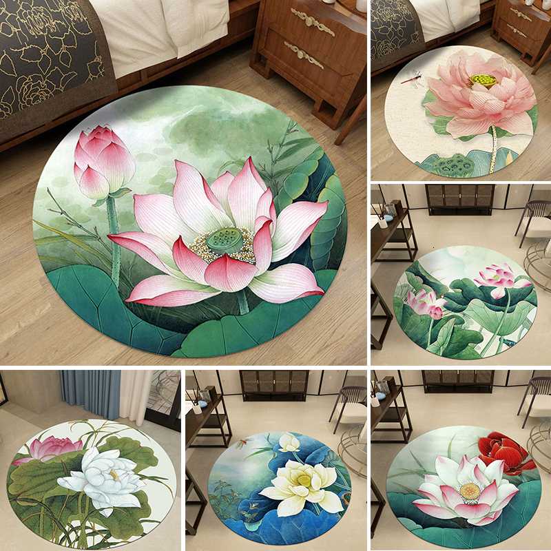 3D Flower Round Carpet For Living Room Parlor Rugs Bedroom Area Rug Floor Mat Non-slip Door Mat Tapete Para Sala Home Decoration
3D Flower Round Carpet For Living Room Parlor Rugs Bedroom Area Rug Floor Mat Non-slip Door Mat Tapete Para Sala Home Decoration