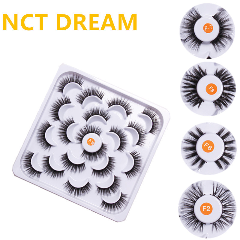 NCT DREAM 10 pairs natural false eyelashes hand made long makeup mink lashes eyelash extension mink eyelashes maquiagem
NCT DREAM 10 pairs natural false eyelashes hand made long makeup mink lashes eyelash extension mink eyelashes maquiagem