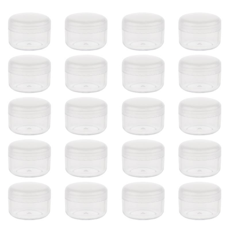 Portable Small Plastic Cosmetic Cream Jars Pots, Empty Cosmetic Containers With Lids (20Pcs
Portable Small Plastic Cosmetic Cream Jars Pots, Empty Cosmetic Containers With Lids (20Pcs