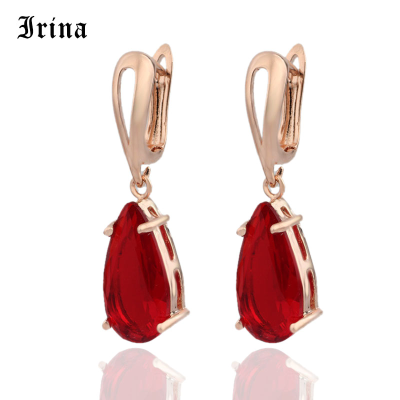 Irina Wedding Jewelry Big Cubic Zirconia Earrings For Women Fashion Dangle Earring Crystal 7 Color Party Gift Wholesale
Irina Wedding Jewelry Big Cubic Zirconia Earrings For Women Fashion Dangle Earring Crystal 7 Color Party Gift Wholesale