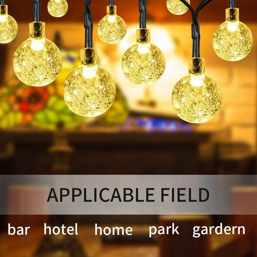 Solar Powered 30 LED String Light Garden Path Yard Decor Lamp Outdoor Waterproof
Solar Powered 30 LED String Light Garden Path Yard Decor Lamp Outdoor Waterproof