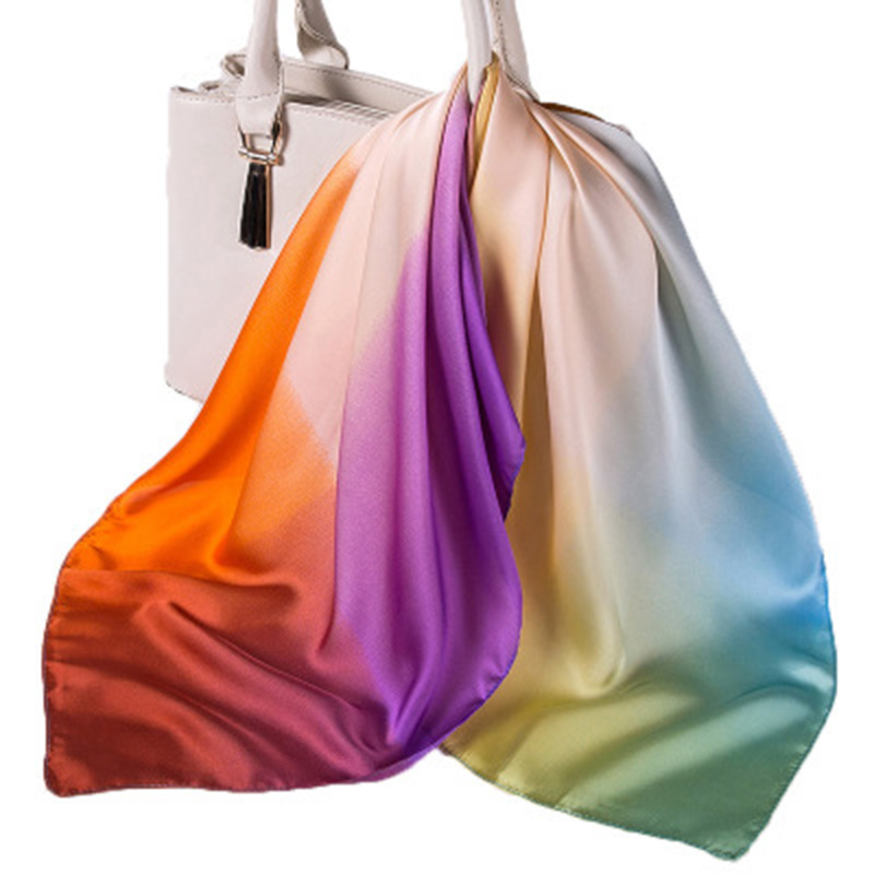 Women Luxury Gradient Color Silk Satin Scarf Head Neck Scarves Women Multifunction Thin Gauze Summer Sunscreen Headwear M10
Women Luxury Gradient Color Silk Satin Scarf Head Neck Scarves Women Multifunction Thin Gauze Summer Sunscreen Headwear M10