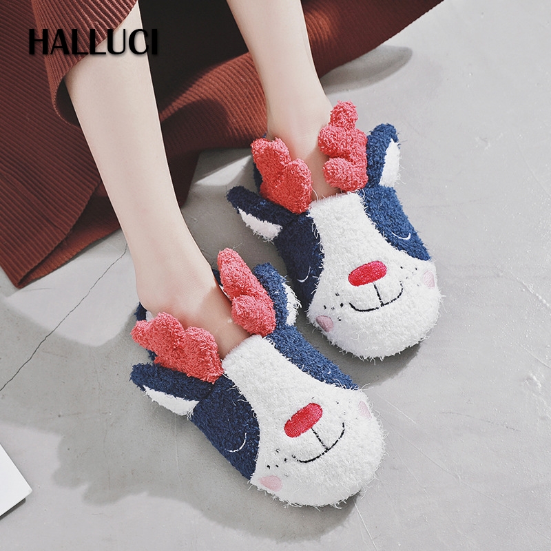 New Christmas sweet elk indoor anti-skid slippers shoes women winter short plush cartoonsoft Bedroom non-slip slippers for women, Ml19724b-1
New Christmas sweet elk indoor anti-skid slippers shoes women winter short plush cartoonsoft Bedroom non-slip slippers for women, Ml19724b-1