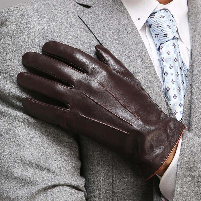 Top Quality Genuine Leather Gloves For Men Thermal Winter Touch Screen Sheepskin Glove Fashion Slim Wrist Driving EM011
Top Quality Genuine Leather Gloves For Men Thermal Winter Touch Screen Sheepskin Glove Fashion Slim Wrist Driving EM011