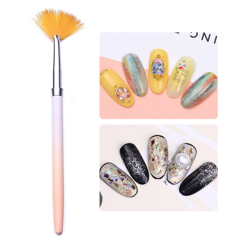 1 Pc Fan Shape Nail Art Tool Soft Sequins Powder Dust Cleaner Blush Brush Gradual Coating Pen Nail Brush For Gel
1 Pc Fan Shape Nail Art Tool Soft Sequins Powder Dust Cleaner Blush Brush Gradual Coating Pen Nail Brush For Gel
