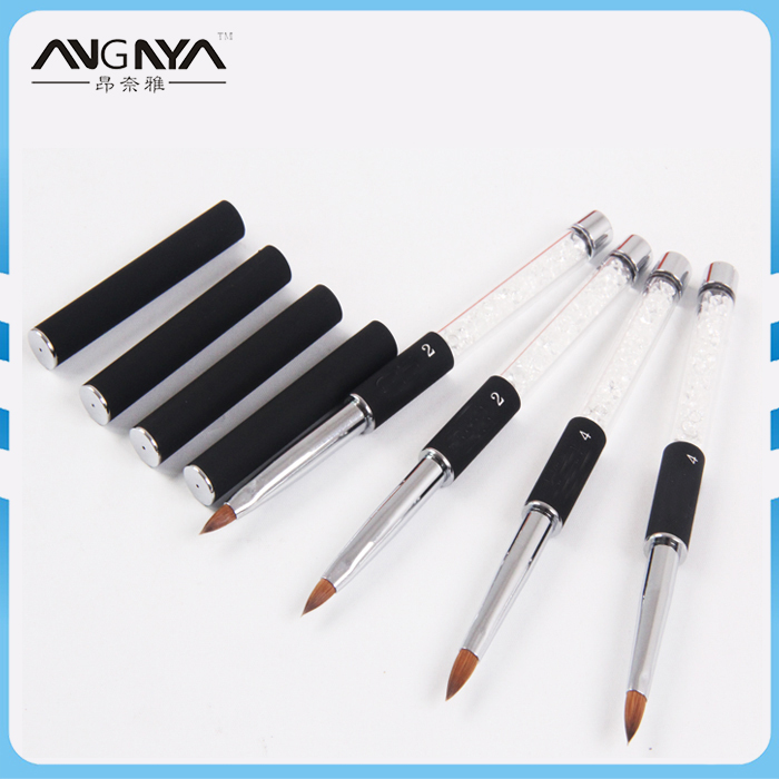 ANGNYA 1 Pcs 2#4#6#8#10#12# New Crystal Sable Brush Black Hand Acrylic Brush Kolinsky Sable for Diamond A092
ANGNYA 1 Pcs 2#4#6#8#10#12# New Crystal Sable Brush Black Hand Acrylic Brush Kolinsky Sable for Diamond A092