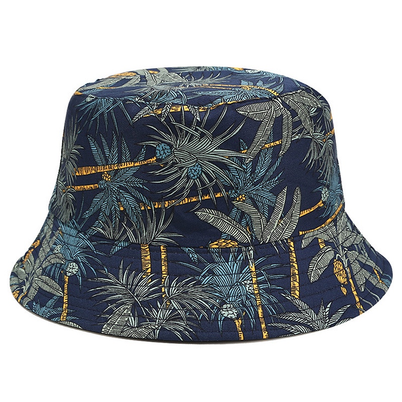 Two Side Reversible Coconut Tree Bucket Hat Unisex Printing Hip Hop Hat for Women Men Panama Cap Summer Fisherman Black Blue
Two Side Reversible Coconut Tree Bucket Hat Unisex Printing Hip Hop Hat for Women Men Panama Cap Summer Fisherman Black Blue