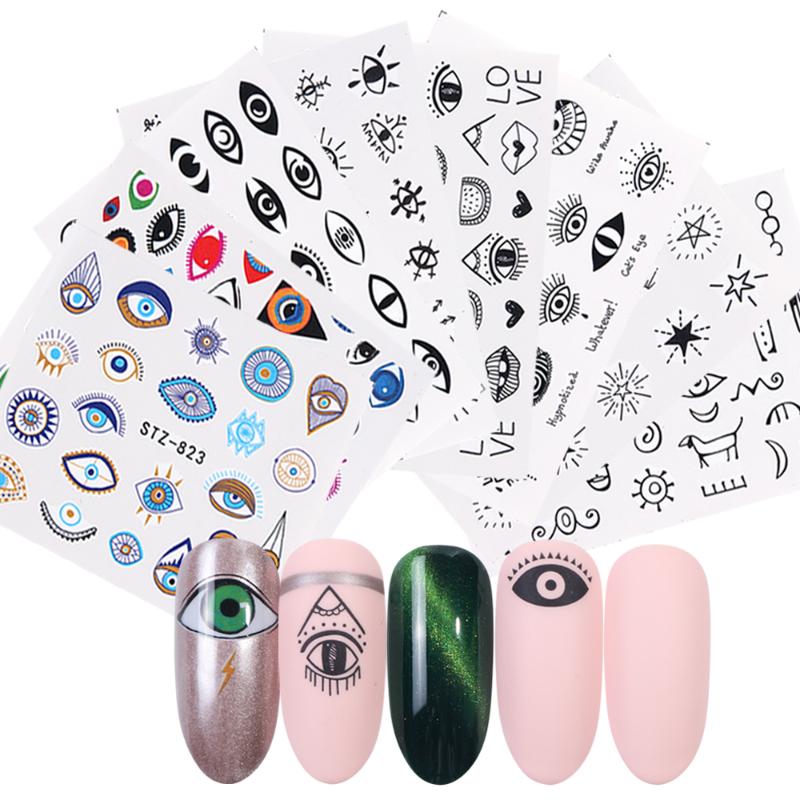 1Pcs Cartoon Eyes Nail Stickers Water Transfer Decals Stickers For Nails DIY Manicure Adhesive Nail Sliders Designs LASTZ816-823, Stz822
1Pcs Cartoon Eyes Nail Stickers Water Transfer Decals Stickers For Nails DIY Manicure Adhesive Nail Sliders Designs LASTZ816-823, Stz822