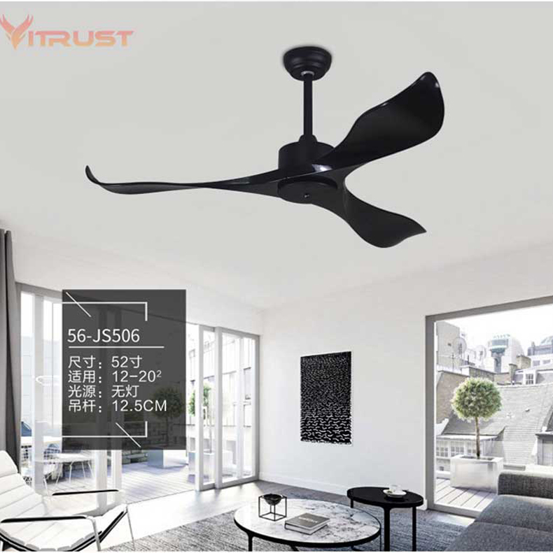 Black retro ceiling fan for living room dining room with remote control nordic modern industrial AC110/220V
Black retro ceiling fan for living room dining room with remote control nordic modern industrial AC110/220V