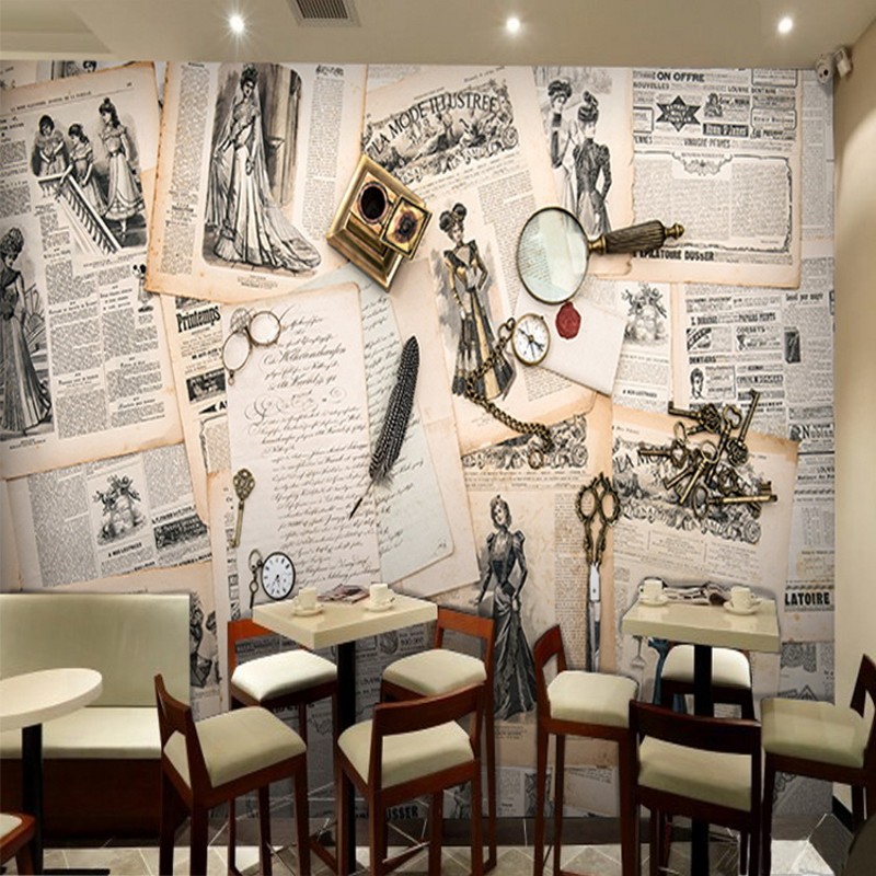 Dropship Fatman Wallpapers Home Decor English Newspaper Wallpaper Vintage Living Room 3d Wallpaper Murals Papel De Parede 3d, As pic
Dropship Fatman Wallpapers Home Decor English Newspaper Wallpaper Vintage Living Room 3d Wallpaper Murals Papel De Parede 3d, As pic