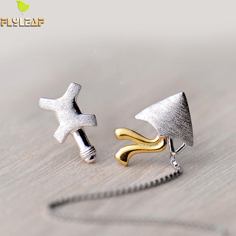 Flyleaf Broken Line Kite Long Tassel Earrings For Women 100% 925 Sterling Silver Personality Design Fashion Jewellery
Flyleaf Broken Line Kite Long Tassel Earrings For Women 100% 925 Sterling Silver Personality Design Fashion Jewellery