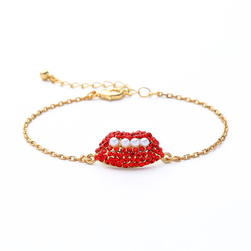 Unique Simple Design Bracelet Fashion Vintage Red Acrylic Crystal Lip Bracelet For Women Handmade Adjustment Jewelry
Unique Simple Design Bracelet Fashion Vintage Red Acrylic Crystal Lip Bracelet For Women Handmade Adjustment Jewelry