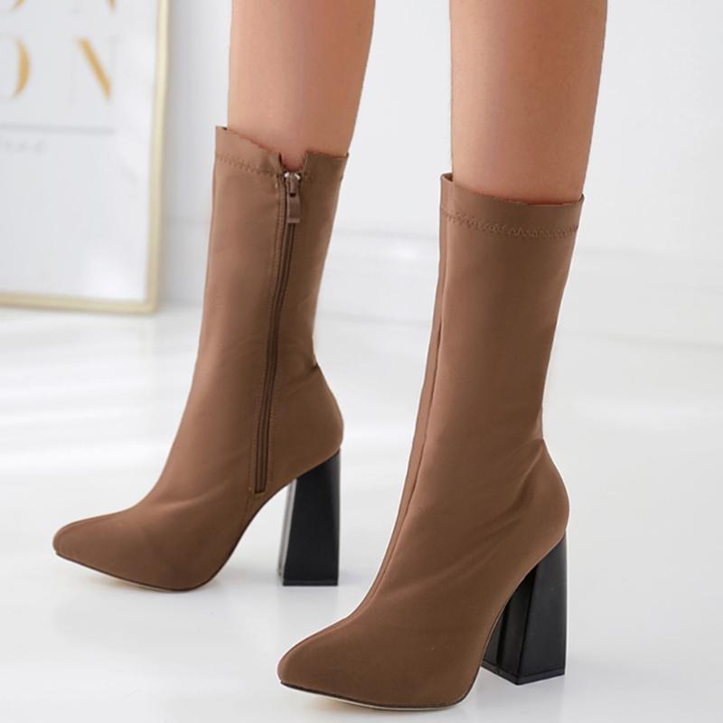 Fashion winter boots women knee high long boots Pointed Toe Heels Wild High Heels Solid sexy shoes large sizes zapatos#N3, Brown
Fashion winter boots women knee high long boots Pointed Toe Heels Wild High Heels Solid sexy shoes large sizes zapatos#N3, Brown