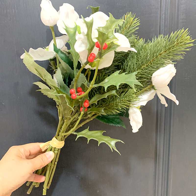 European style beam simulation artificial rose bouquet silk cloth artificial flower wedding party home decoration dry flower, Green
European style beam simulation artificial rose bouquet silk cloth artificial flower wedding party home decoration dry flower, Green