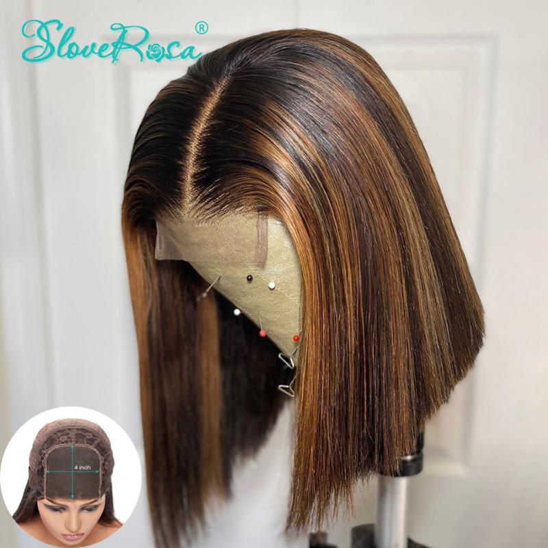 4x4 Ombre Highlight Short Bob Wig 150% Lace Front Human Hair Wigs Brazilian Remy Hair Wig For Blace Women Slove Rosa, As pic
4x4 Ombre Highlight Short Bob Wig 150% Lace Front Human Hair Wigs Brazilian Remy Hair Wig For Blace Women Slove Rosa, As pic