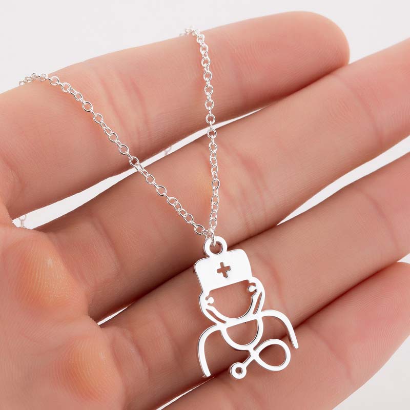 Simple necklace women White angel pendant stainless steel gifts for woman gold chain necklace jewelry on the neck
Simple necklace women White angel pendant stainless steel gifts for woman gold chain necklace jewelry on the neck